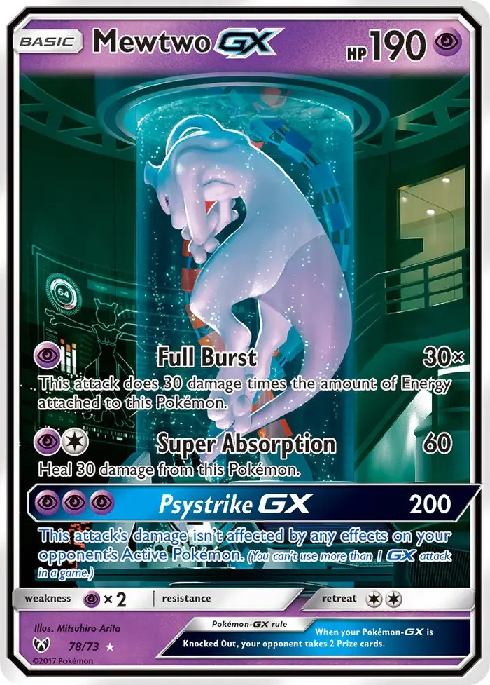Mewtwo GX Secret Rare